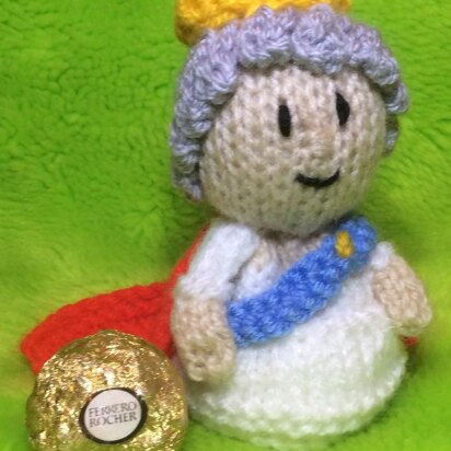 The Queen Ferrero Choc Cover - knitting pattern