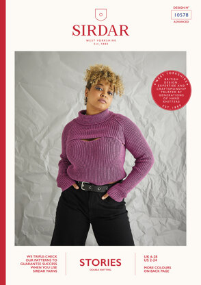 Top and Arm Warmers in Sirdar Stories DK - 10578 - Downloadable PDF