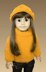 Pdf 18 inch doll knitting pattern. Fits American Girl Doll. Ruffle Neck 004