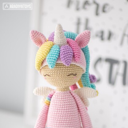 Friendy Emily the Unicorn Doll by AradiyaToys