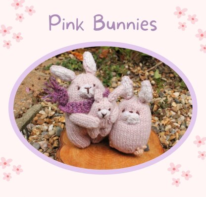 Pink Bunny Family