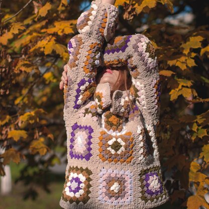 Granny square sweater