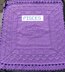 Nr. 6 Zodiac Pisces Baby blanket