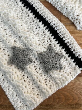 Stars & Scars Crochet Scarf