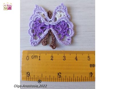 Butterfly colored crochet