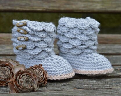 Scalloped Booties