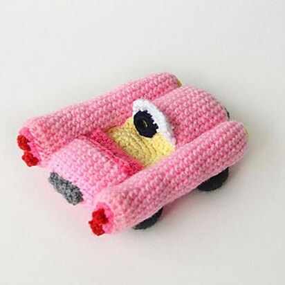 Cabrio Car Crochet Pattern, Cabriolet Car