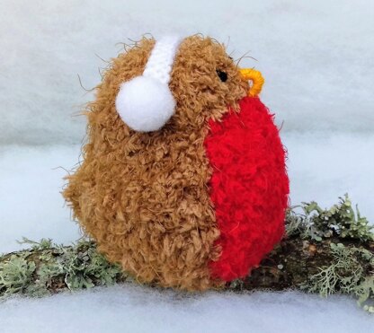 Cosy Robin with Ear Muffs - Chocolate Orange Cover