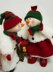 Toy knaitting patterns Christmas- Knit Mom and dad are snowmens with a baby