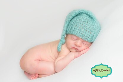 Newborn Sleepy Hat and Bear Photo Prop