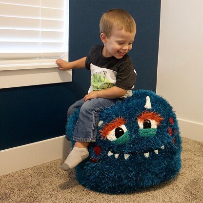 Monster Pouf (Pouffe) Crochet Pattern