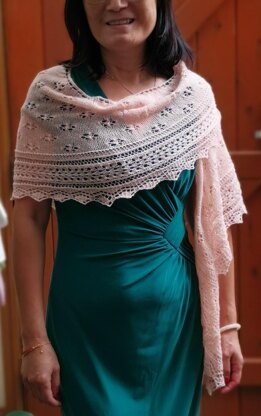 Lily Garden Lace Shawl