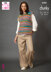 Sweater and Tank Top in King Cole Flair Chunky - 6385 - Leaflet