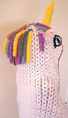 Unicorn Hooded Blanket