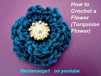 YT Turquoise Flower