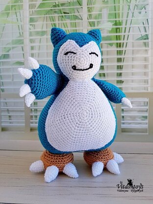 Pokémon Crochet Snorlax Kit: Kit includes everything you need to