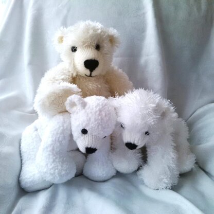 Polar Bear, 2 sizes, large and small