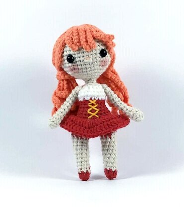 Mina the Fire Witch Amigurumi