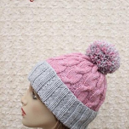 Knitting pattern ladies hat #518