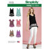 Simplicity Women's Easy-To-Sew Knit Tops 1113 - Paper Pattern, Size A (XXS-XS-S-M-L-XL-XXL)
