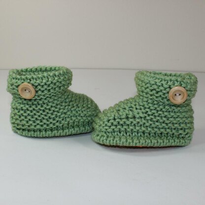 Toddler Simple Chunky One Button Ankle Boots