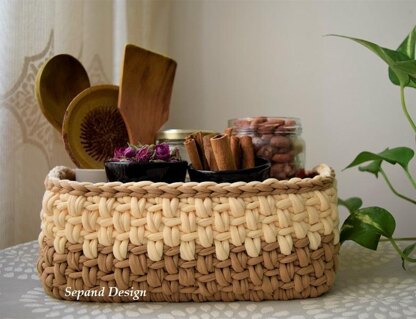 Zpagetti - t-shirt yarn basket- 2colors-87-En-Fr