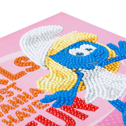 Crystal Art Smurfette Card Diamond Painting Kit