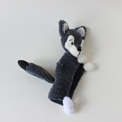 Wolf crochet lovey