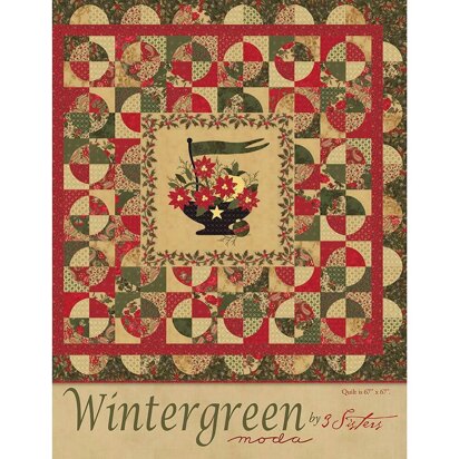 Moda Fabrics Wintergreen Quilt - Downloadable PDF
