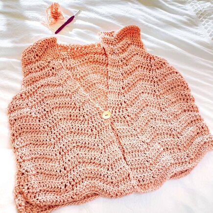 Crochet Ripple Vest #3