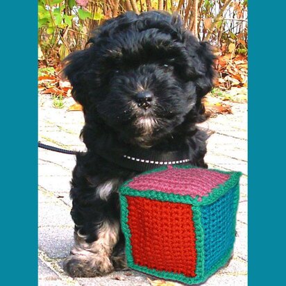 Häkelanleitung Hundespielzeug "Würfel" ♥