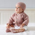 Favourite Things Jacket, Beanie Hat and Shoes Set - Crochet Pattern for Babies in Debbie Bliss Rialto 4ply