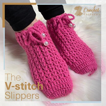 V-Stitch Slippers