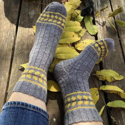 Autumn Fog Socks