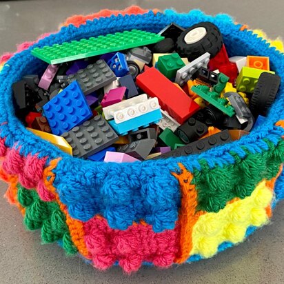 LEGO Basket crochet patternpattern
