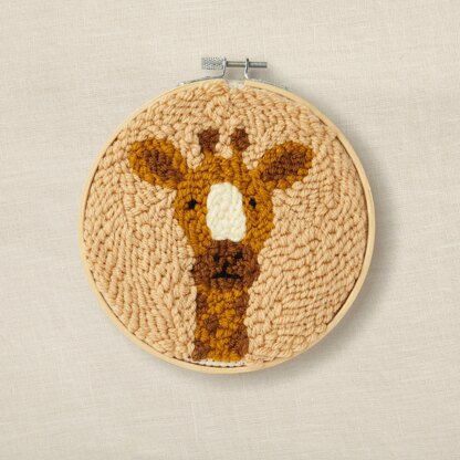 DMC George Giraffe Punch Needle Kit - 15.7 cm