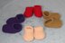 Baby Simple Aran Circular Slippers