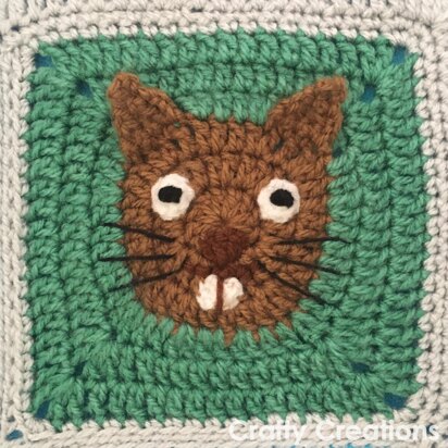 Squirrel Granny Square