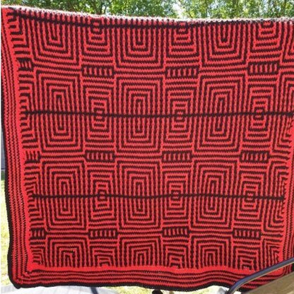Mosaic Crochet Ryan's Blanket (UK)