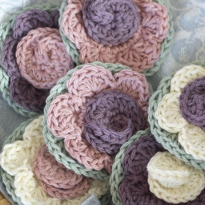 Flower Face Scrubbies