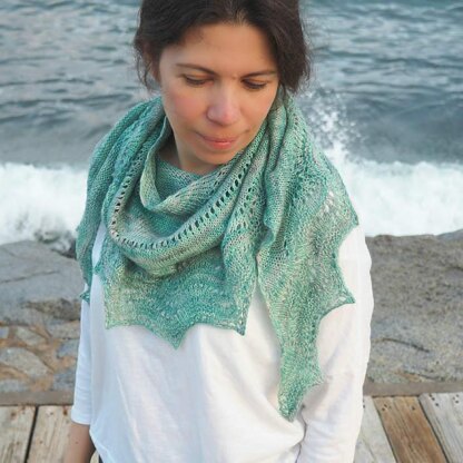 Cliff Jump Shawl