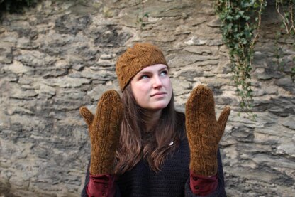 Pyrite Hat & Mitts