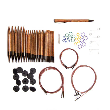 KnitPro Ginger Interchangeable Circular Deluxe Set (Normal IC)