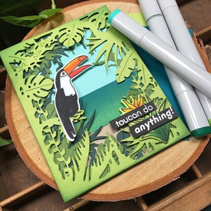 Hero Arts Clear Stamps 4"X6" - Hello Toucan