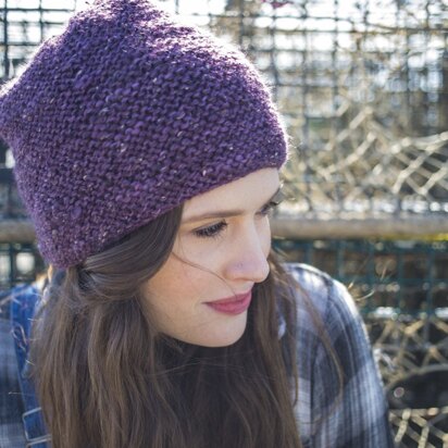 Dermody Hat in Berroco Inca Tweed - 346-4