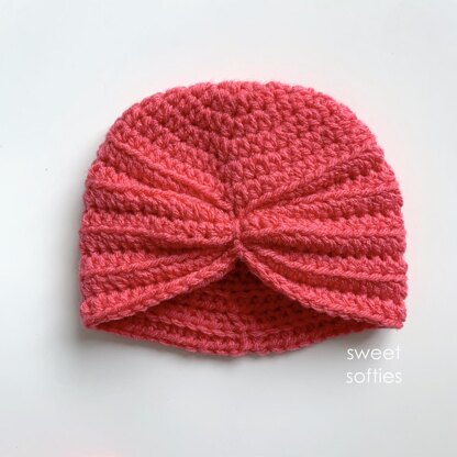 Baby best sale turban crochet