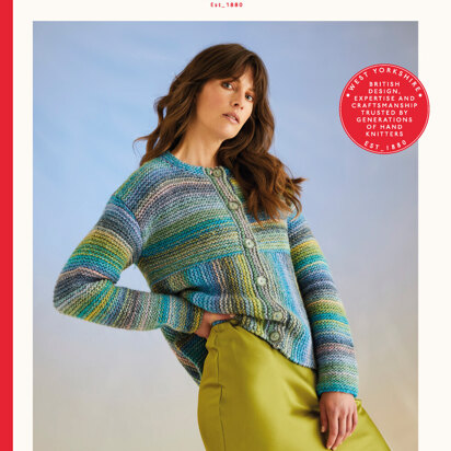 Rip Tide Cardigan In Sirdar Jewelspun With Wool Chunky - 10704P - Downloadable PDF