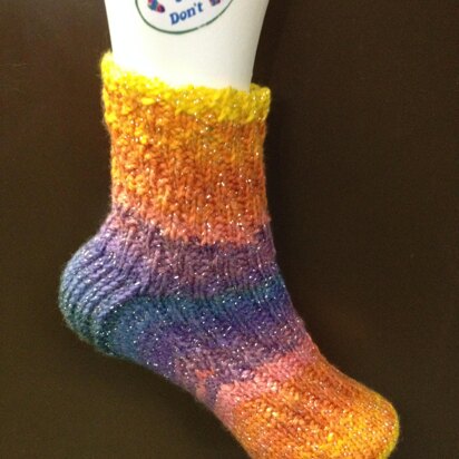 Sparkling Skelter DK Socks