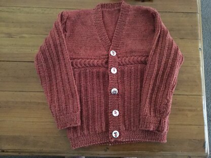 Boys Cable Cardigan