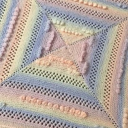 Honeysuckle baby blanket